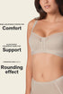 Leonisa Lightly Lined Wireless Posture Corrector Bra